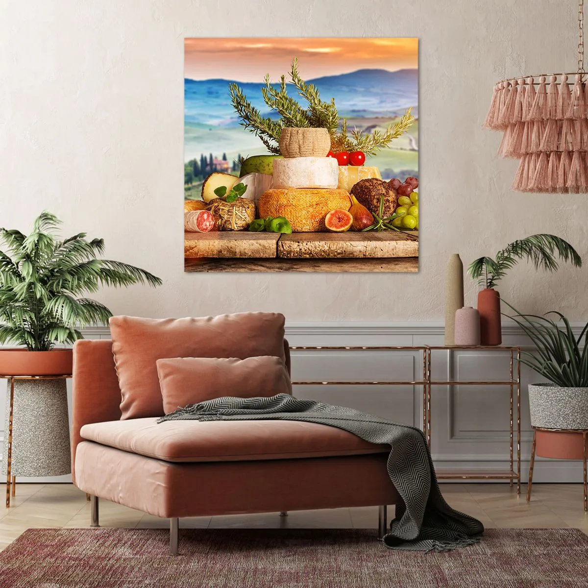 Quadro em tela - Alegria italiana - 70x70 cm