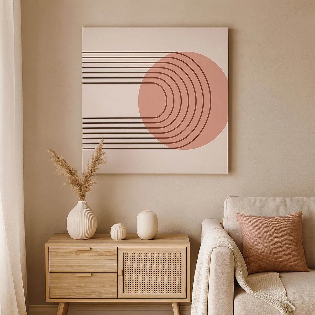 Quadro em tela - Atração irresistível - 30x30 cm