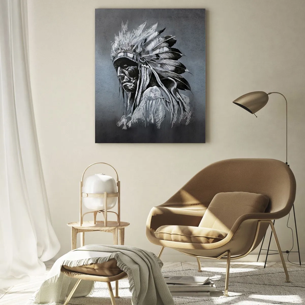 Quadro em vidro - De volta às raízes - 80x120 cm