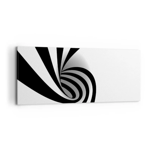 Quadro em tela - No entanto, gira - 100x40 cm