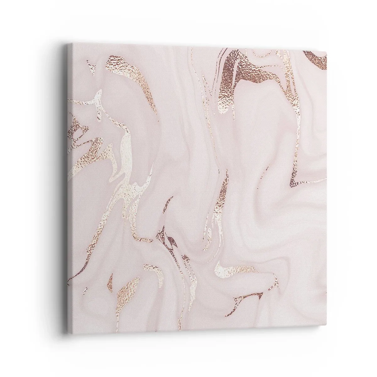 Quadro em tela - Num lenço cor-de-rosa - 40x40 cm