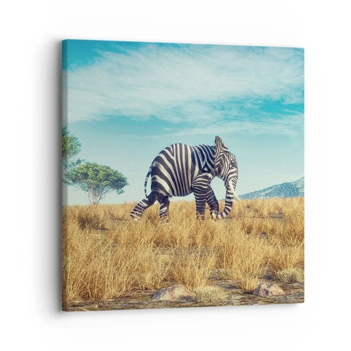 Quadro em tela - Cinza não está mais na moda - 30x30 cm