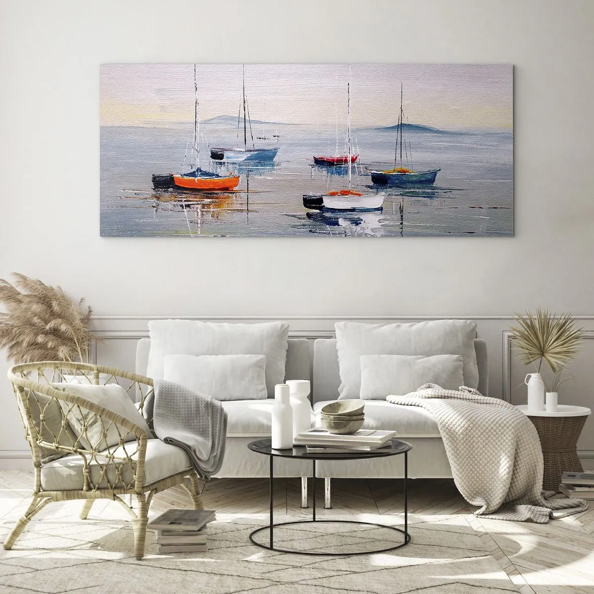 Quadro em vidro - Um merecido descanso - 100x40 cm