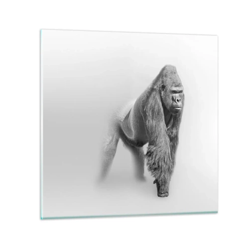 Quadro em vidro - Confiante na sua força - 30x30 cm