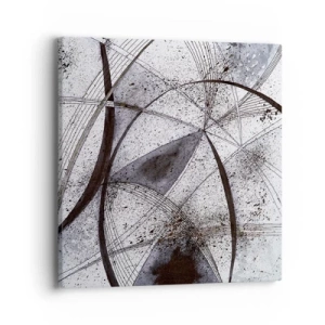 Quadro em tela - Fantasia futurista - 40x40 cm