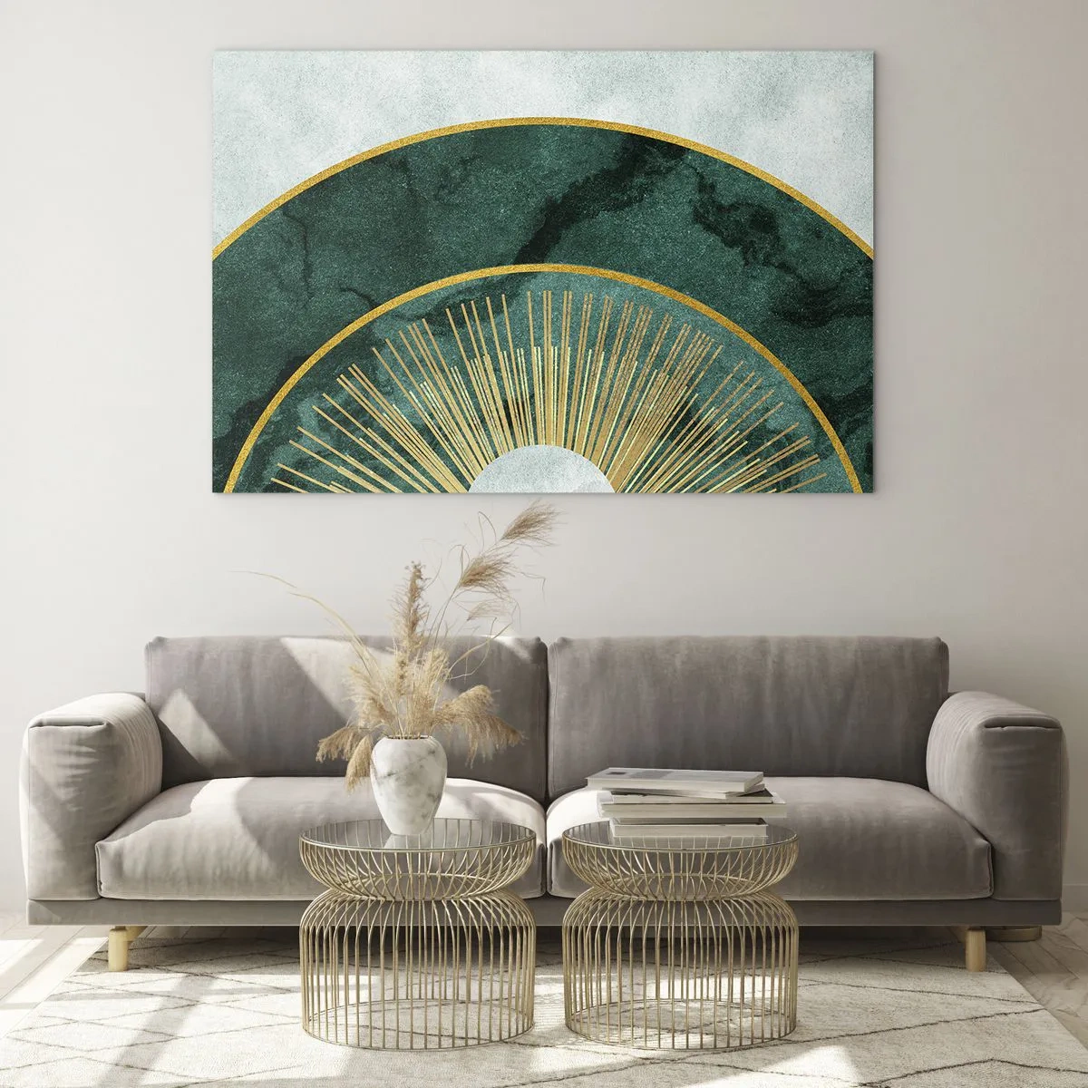 Quadro em vidro - Outro sistema solar - 100x70 cm