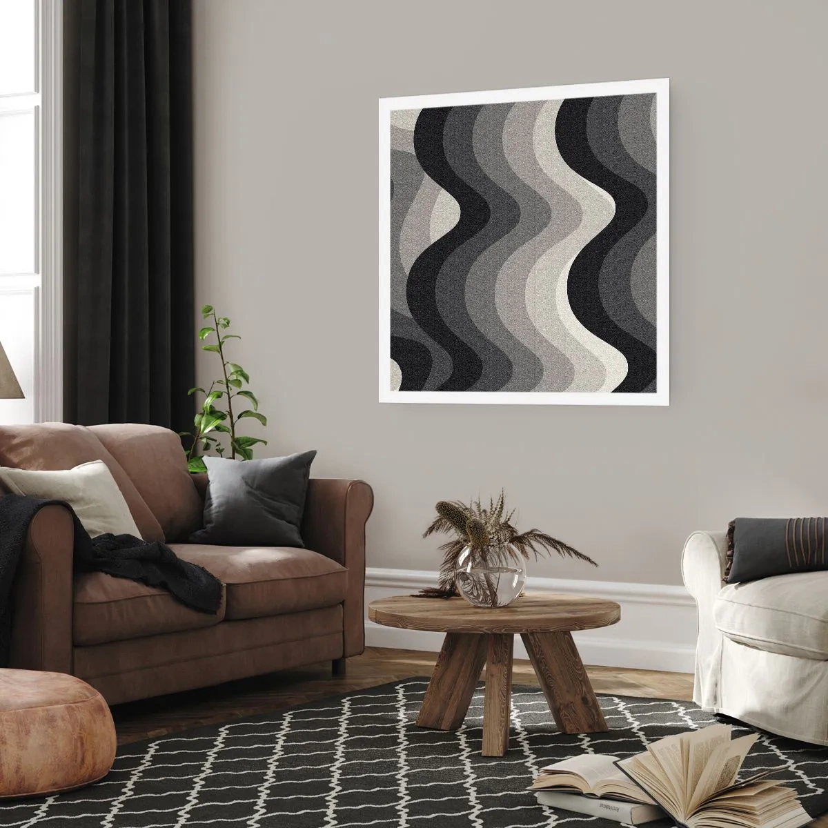 Pôster - Onda após onda - 40x40 cm