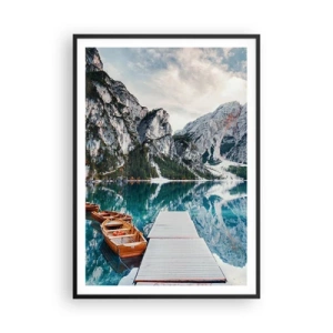 Pôster com moldura preta - Vamos mostrar-lhe a beleza - 70x100 cm