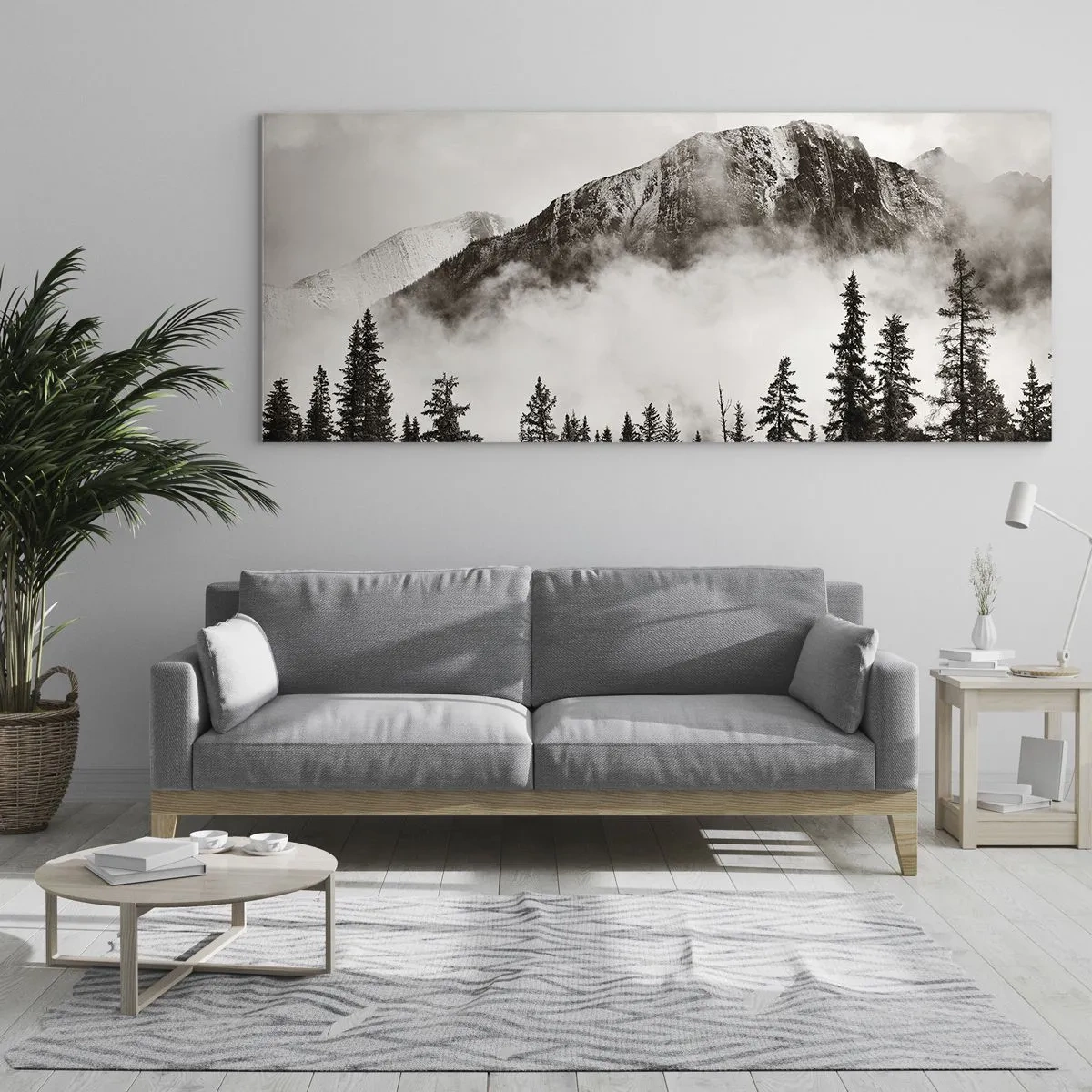 Quadro em vidro - O soberano de granito - 100x40 cm