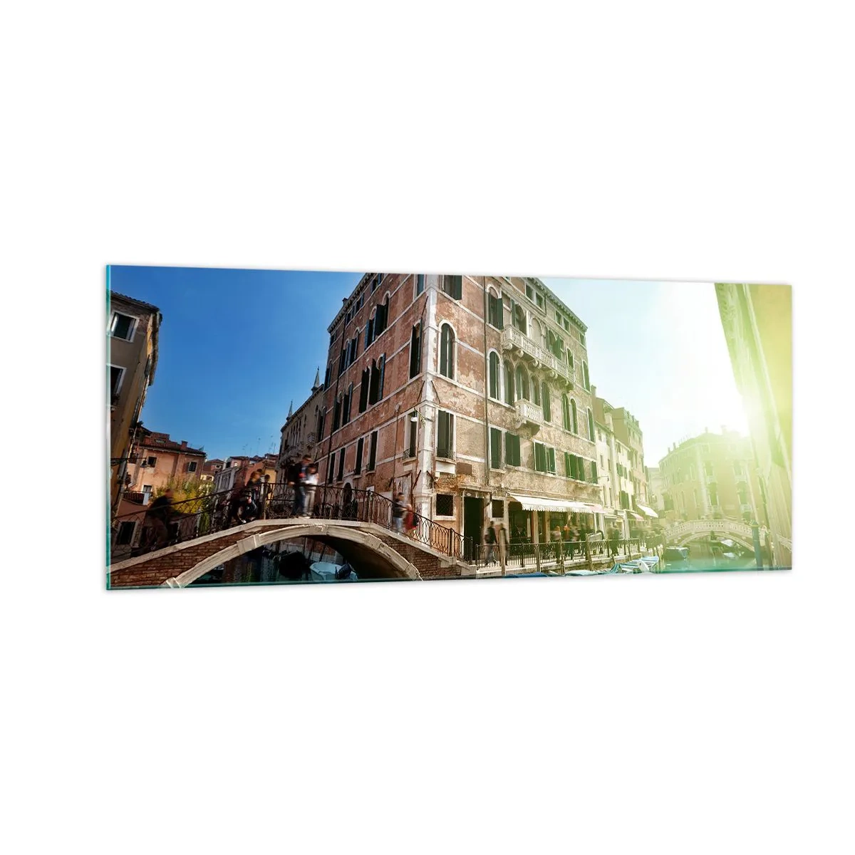 Quadro em vidro - Veneza - Amore Mio - 100x40 cm