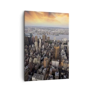 Quadro em tela - O coração pulsante do nosso tempo - 50x70 cm