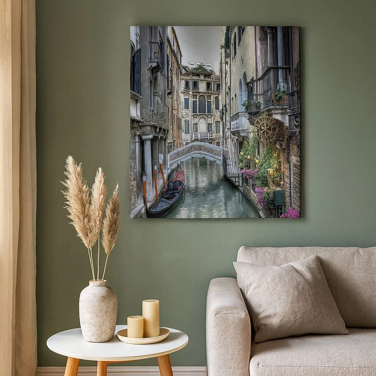 Quadro em tela - Há séculos em devaneio silencioso - 30x30 cm