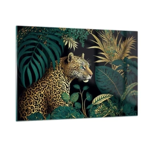 Quadro em vidro - Um anfitrião na selva - 120x80 cm