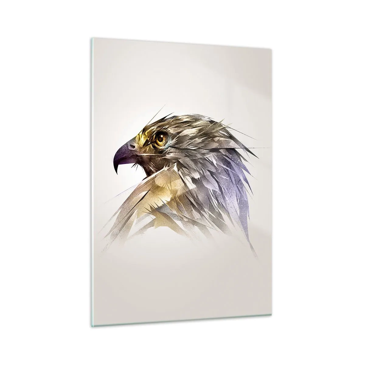 Quadro em vidro - Retrato de um guerreiro - 50x70 cm