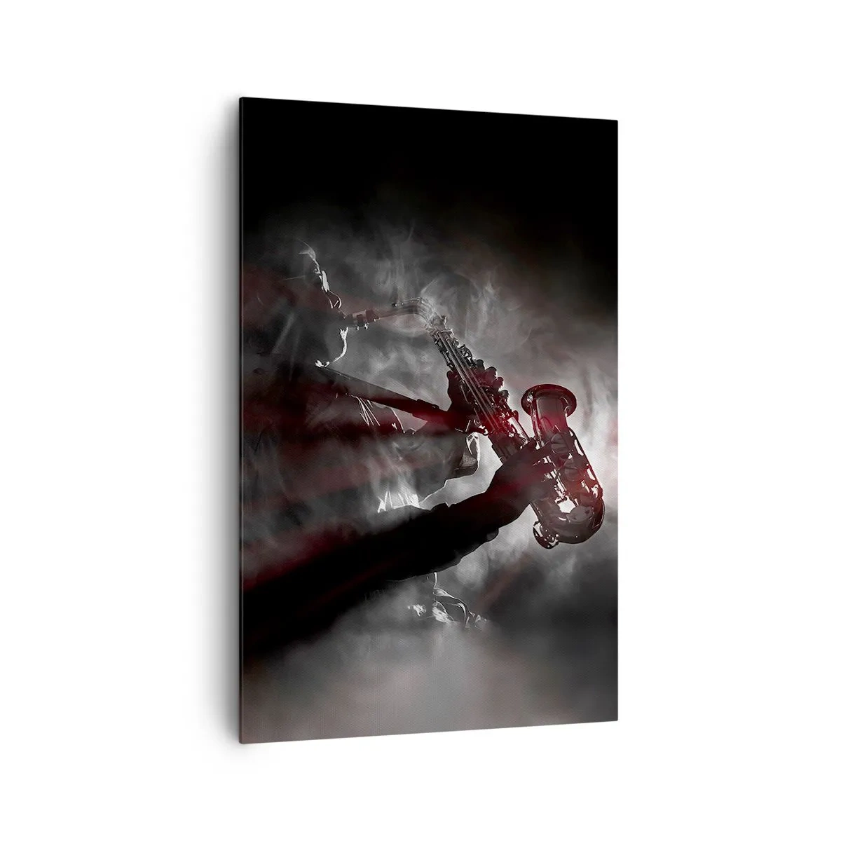 Quadro em tela - Nos fumos do jazz - 80x120 cm
