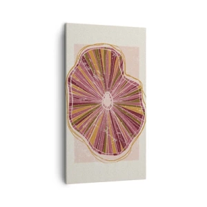 Quadro em tela - Abstração radiante - 45x80 cm