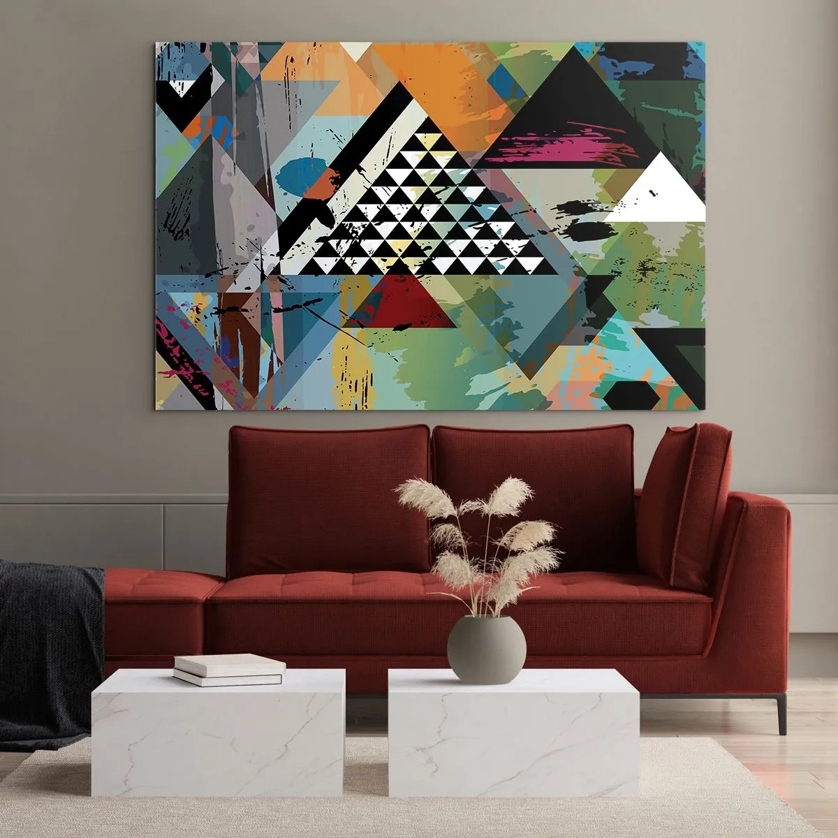 Quadro em vidro - Como é simples - 120x80 cm