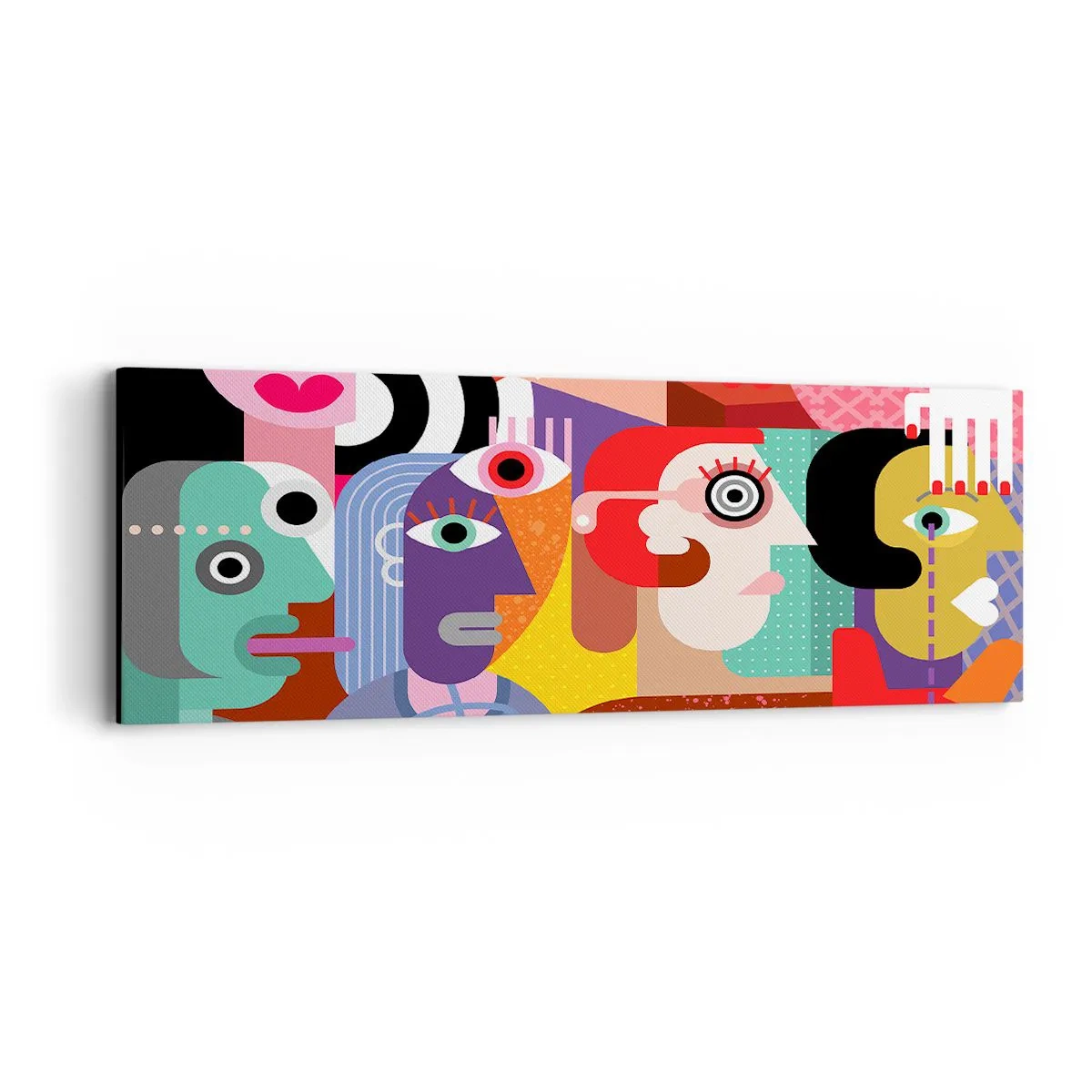 Quadro em tela - Viemos da parte do Sr. Picasso - 90x30 cm