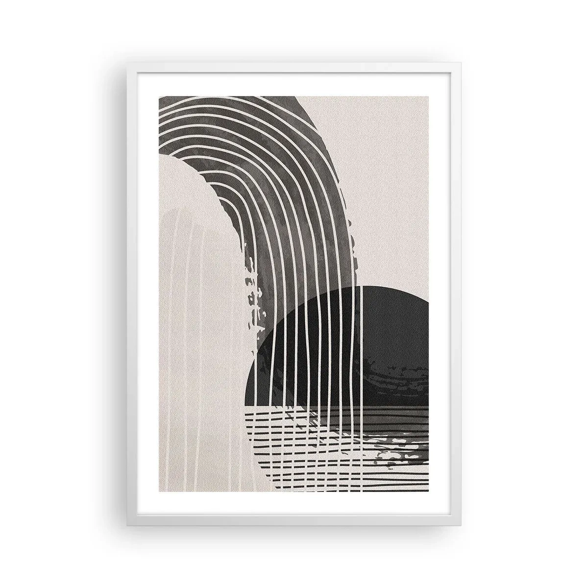 Pôster em moldura branca - Ida e volta - 50x70 cm