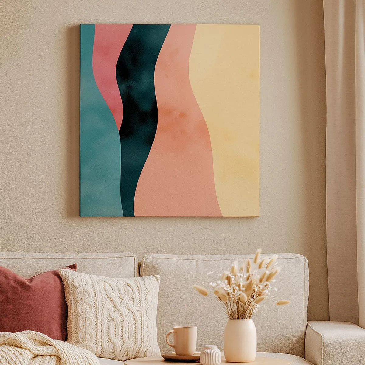 Quadro em tela - Incompatibilidade compatível - 30x30 cm