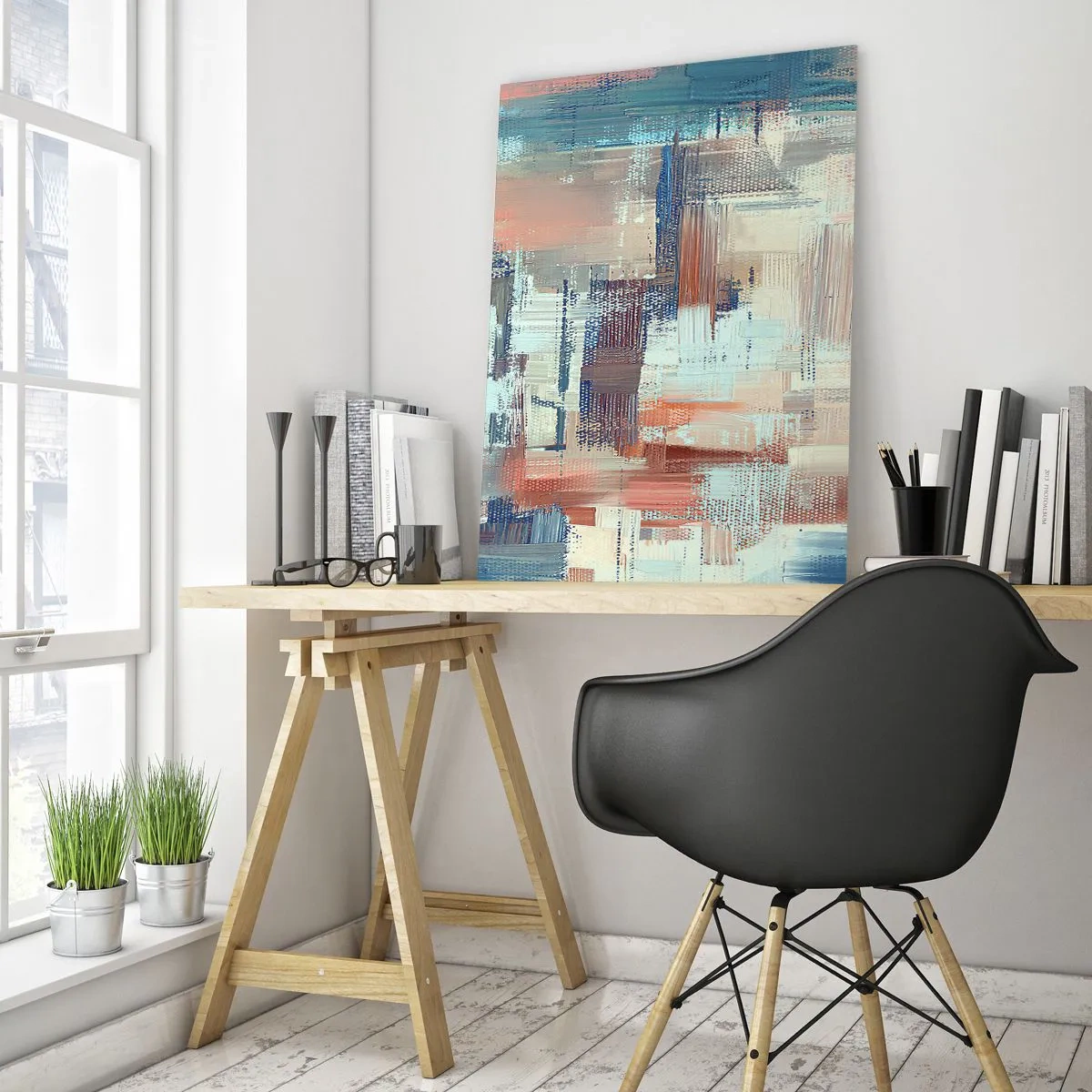 Quadro em vidro - Alcance a luz - 80x120 cm