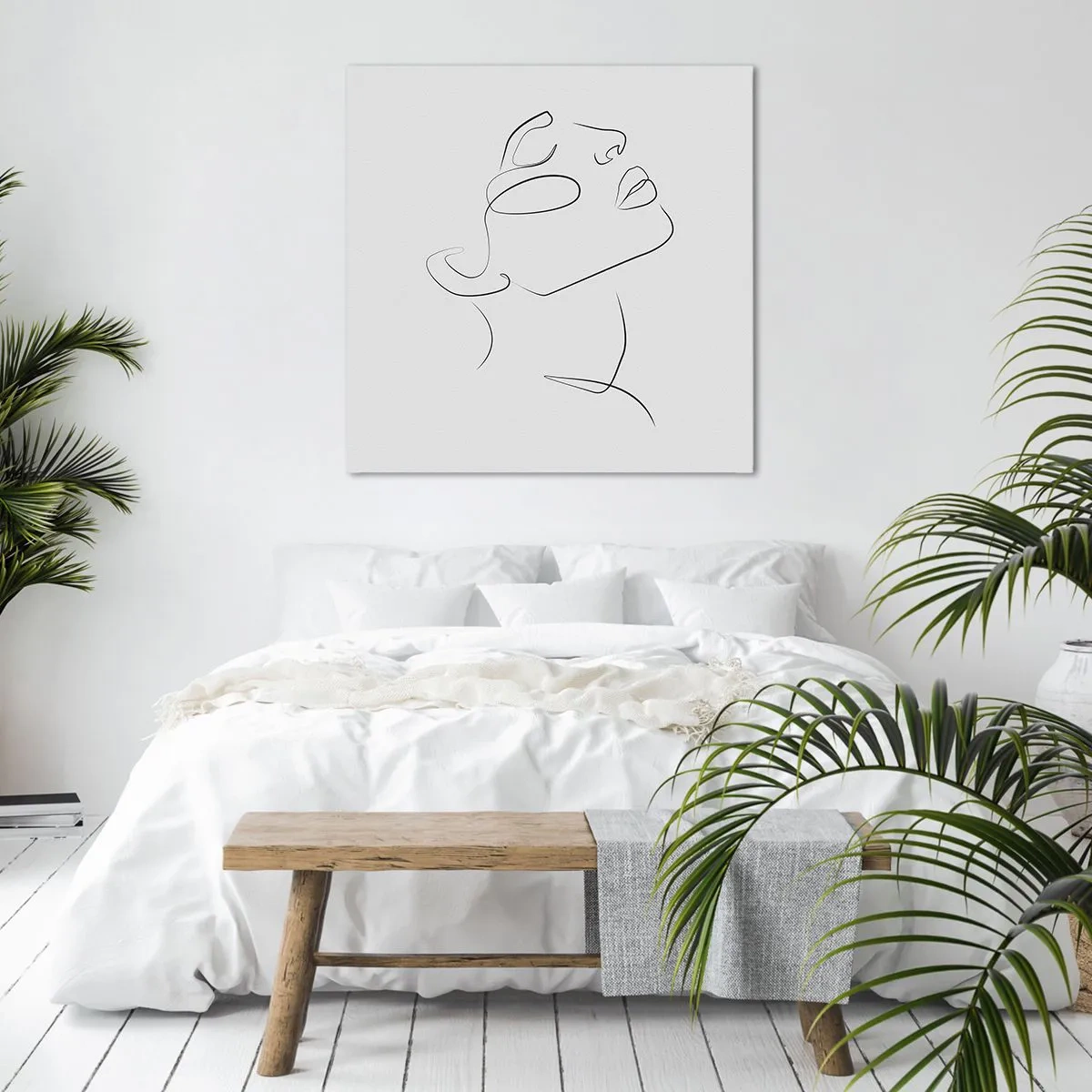 Quadro em tela - Os meandros dos sonhos - 30x30 cm