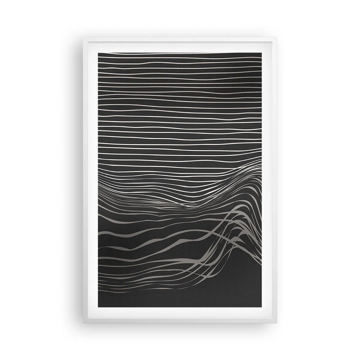 Pôster em moldura branca - Ritmo e sotaque - 61x91 cm