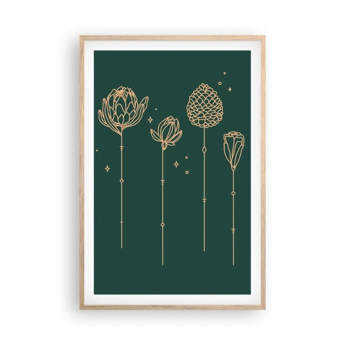 Pôster com moldura de carvalho claro - A família RAMOS - 61x91 cm