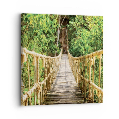 Quadro em tela - Suspenso na vegetação - 30x30 cm