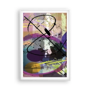 Pôster em moldura branca - Pode ir direto ou ao redor - 70x100 cm