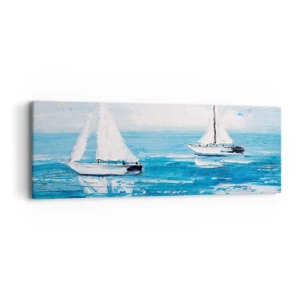 Quadro em tela - Com um amigo ao meu lado - 90x30 cm