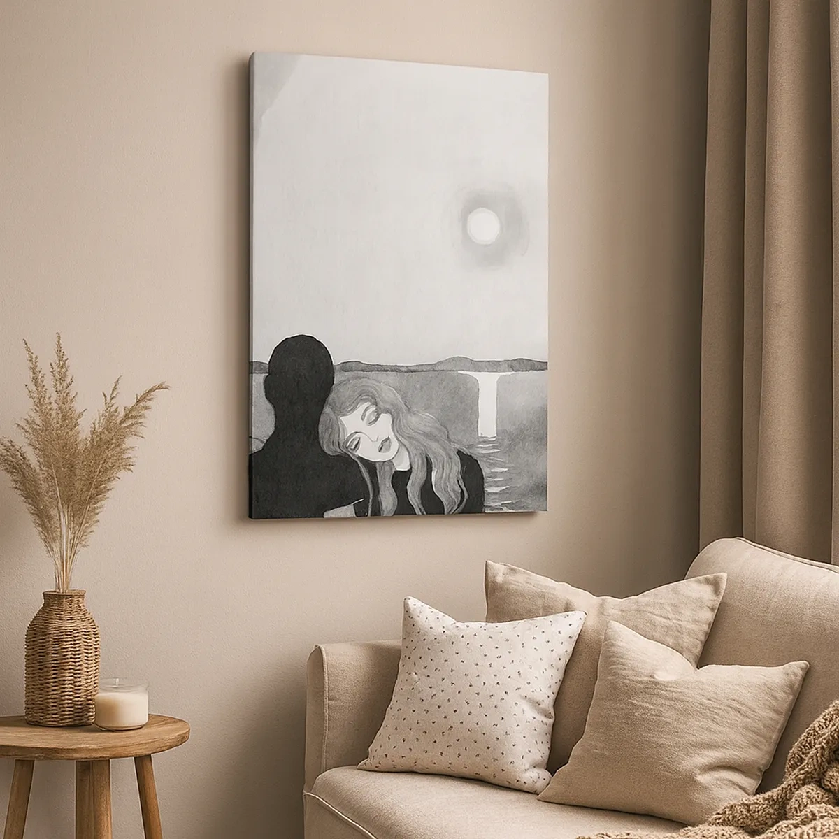 Quadro em tela - Sempre misteriosa - 50x70 cm