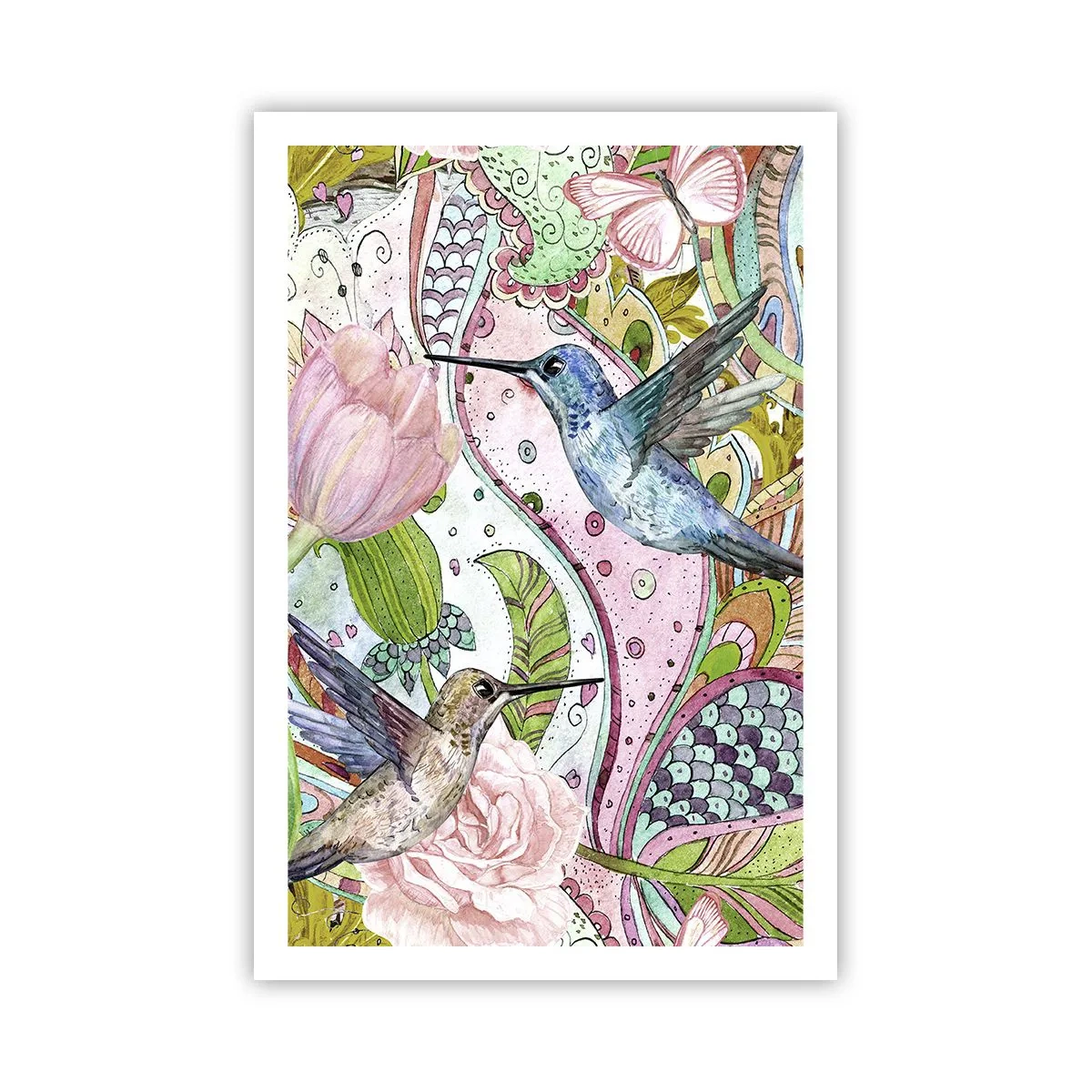 Pôster - Emaranhados em trepadeiras - 61x91 cm