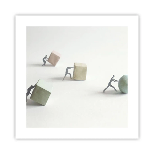 Pôster - É a vida - 40x40 cm