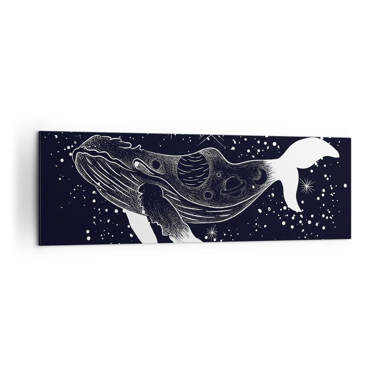 Quadro em tela - No oceano do universo - 160x50 cm