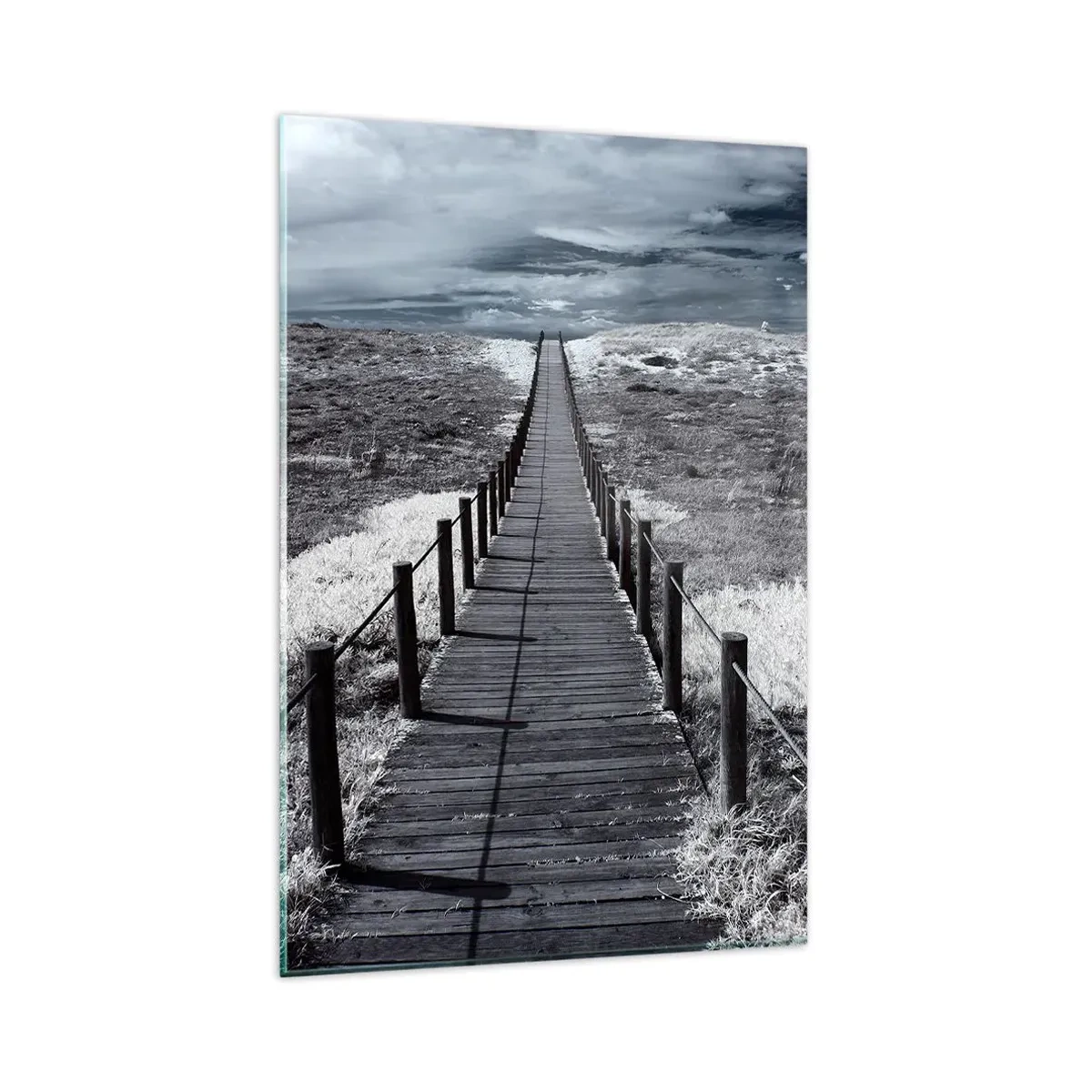 Quadro em vidro - Direto para a costa - 80x120 cm