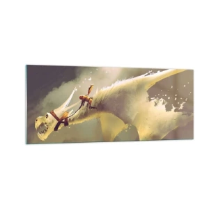 Quadro em vidro - A resgatar o mundo - 100x40 cm