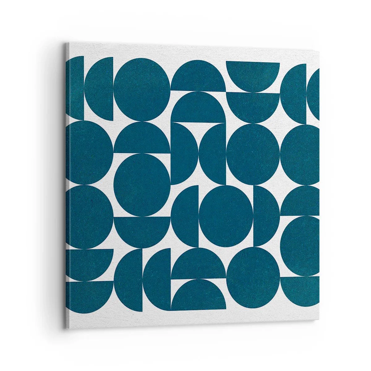 Quadro em tela - Círculos e semicírculos - 60x60 cm