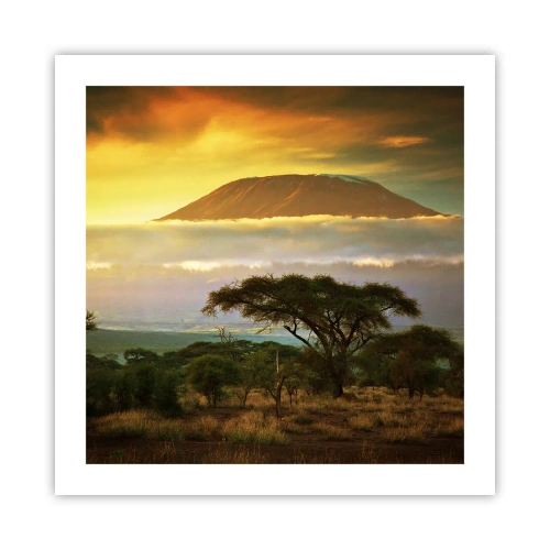 Pôster - O sonho do viajante - 50x50 cm