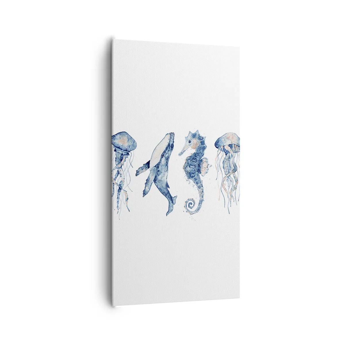 Quadro em tela - Maravilhas do mar - 65x120 cm