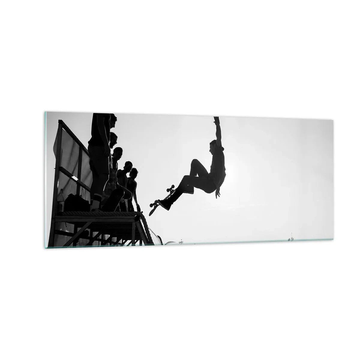 Quadro em vidro - Protagonistas e espectadores - 100x40 cm