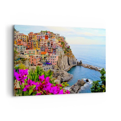 Quadro em tela - A cidade que sorri - 120x80 cm