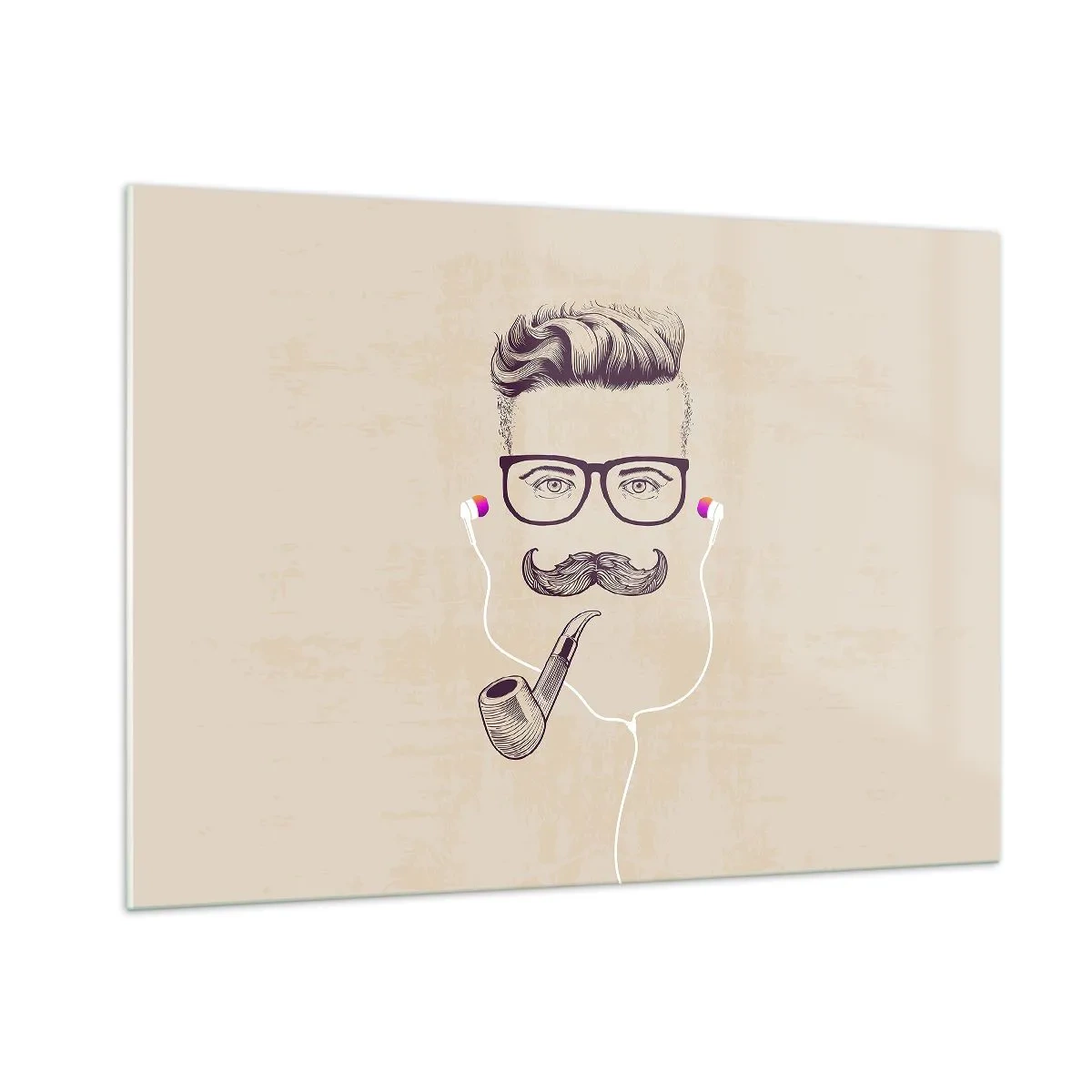 Quadro em vidro - Um homem de verdade? - 100x70 cm
