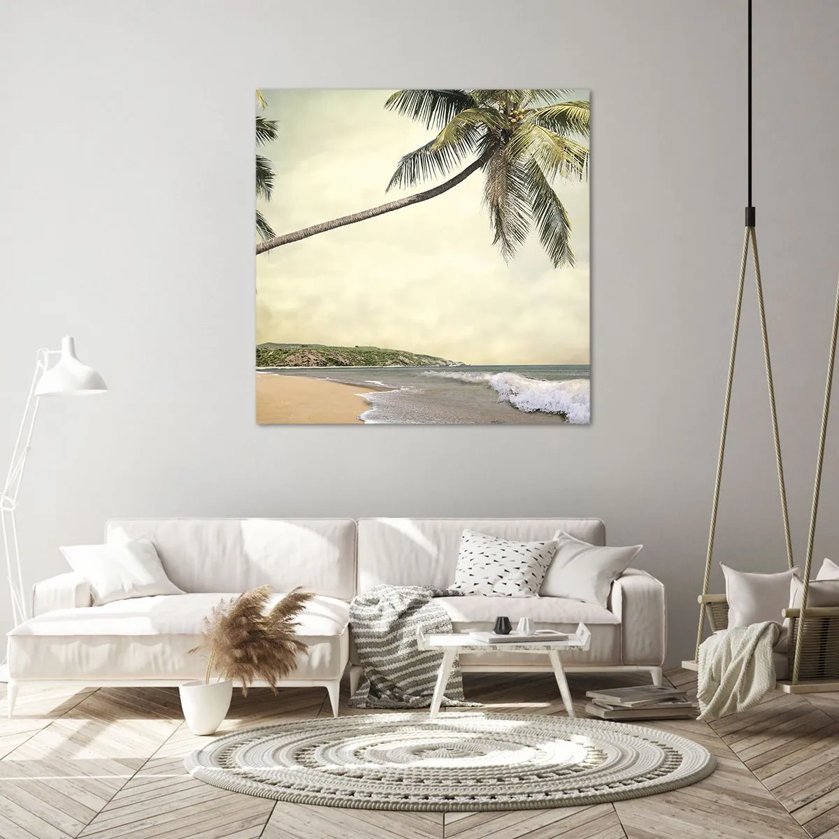 Quadro em tela - Sonho tropical - 40x40 cm