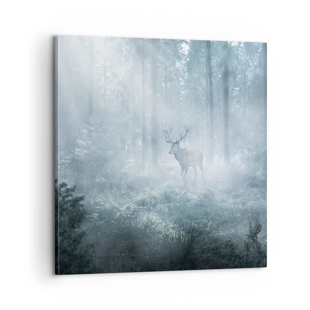 Quadro em tela - Passeio matinal à volta da propriedade - 60x60 cm