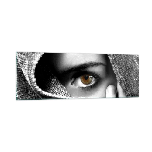 Quadro em vidro - Descubra o mistério - 90x30 cm