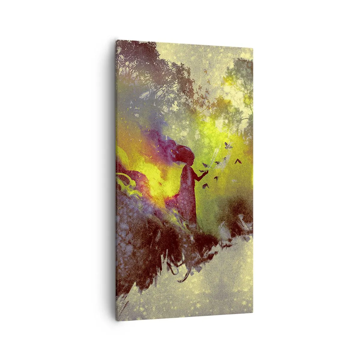 Quadro em tela - Mãe Natureza - 55x100 cm