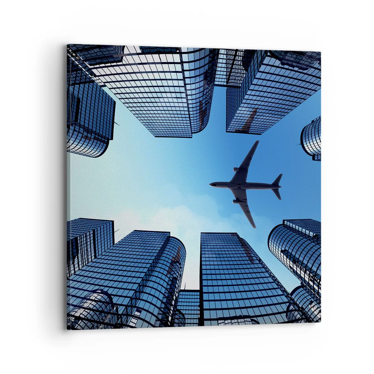 Quadro em tela - Vista do desfiladeiro de vidro - 70x70 cm