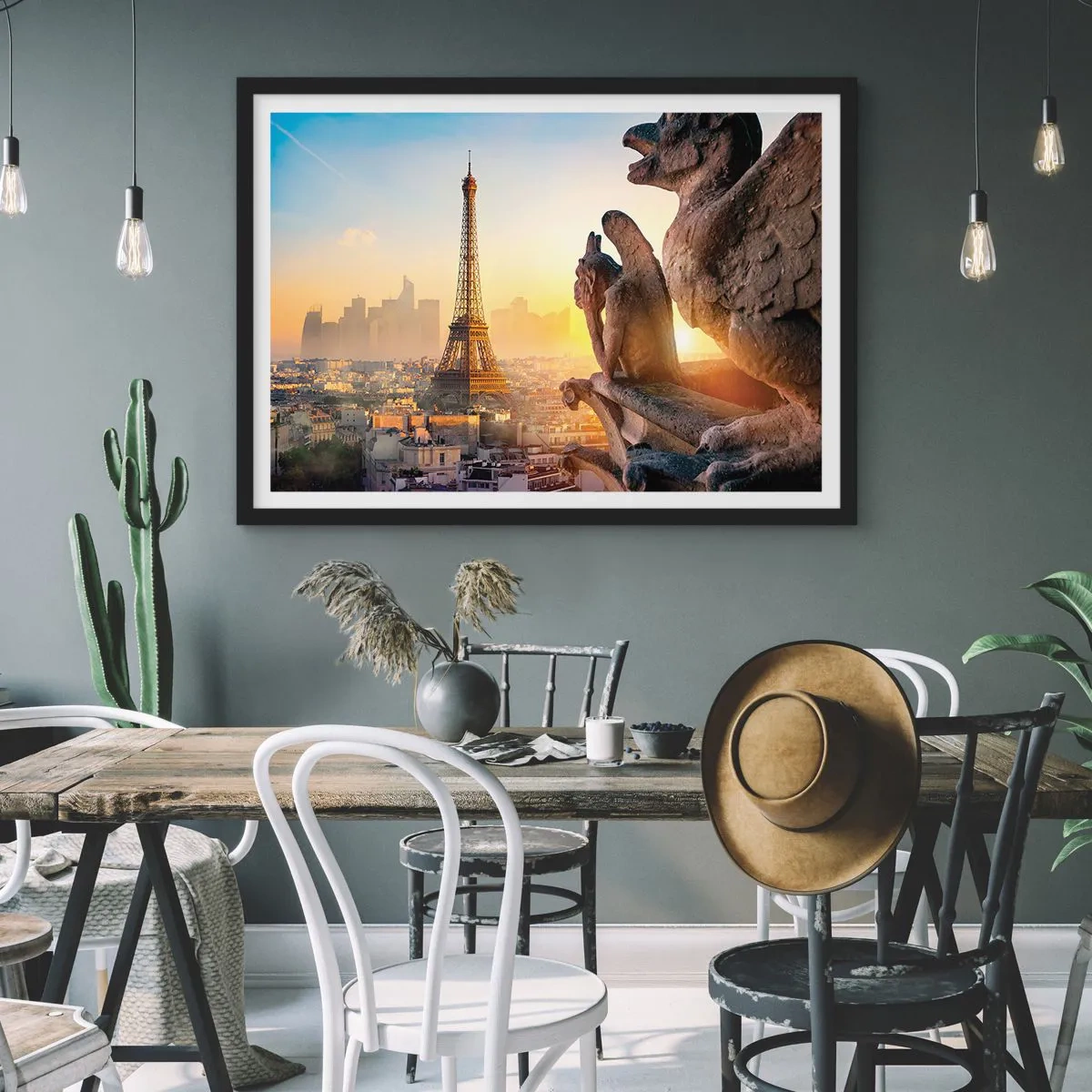 Pôster com moldura preta - Muita coisa mudou... - 50x40 cm