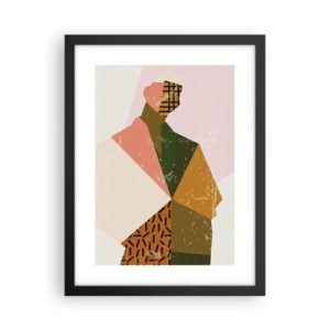 Pôster com moldura preta - Homem – um ser complexo - 30x40 cm